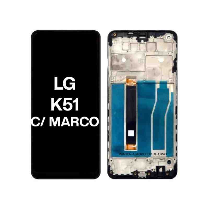 MODULO LG K51 CON MARCO